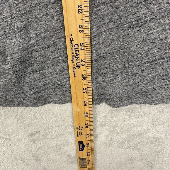 J Crew Shirt Mens Large Gray Henley Cotton Slim Long Sleeve Tee Outdoor Active - Picture 3 of 7